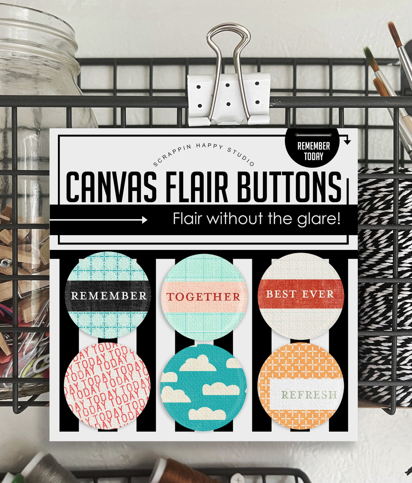 Remember Today Canvas Flair