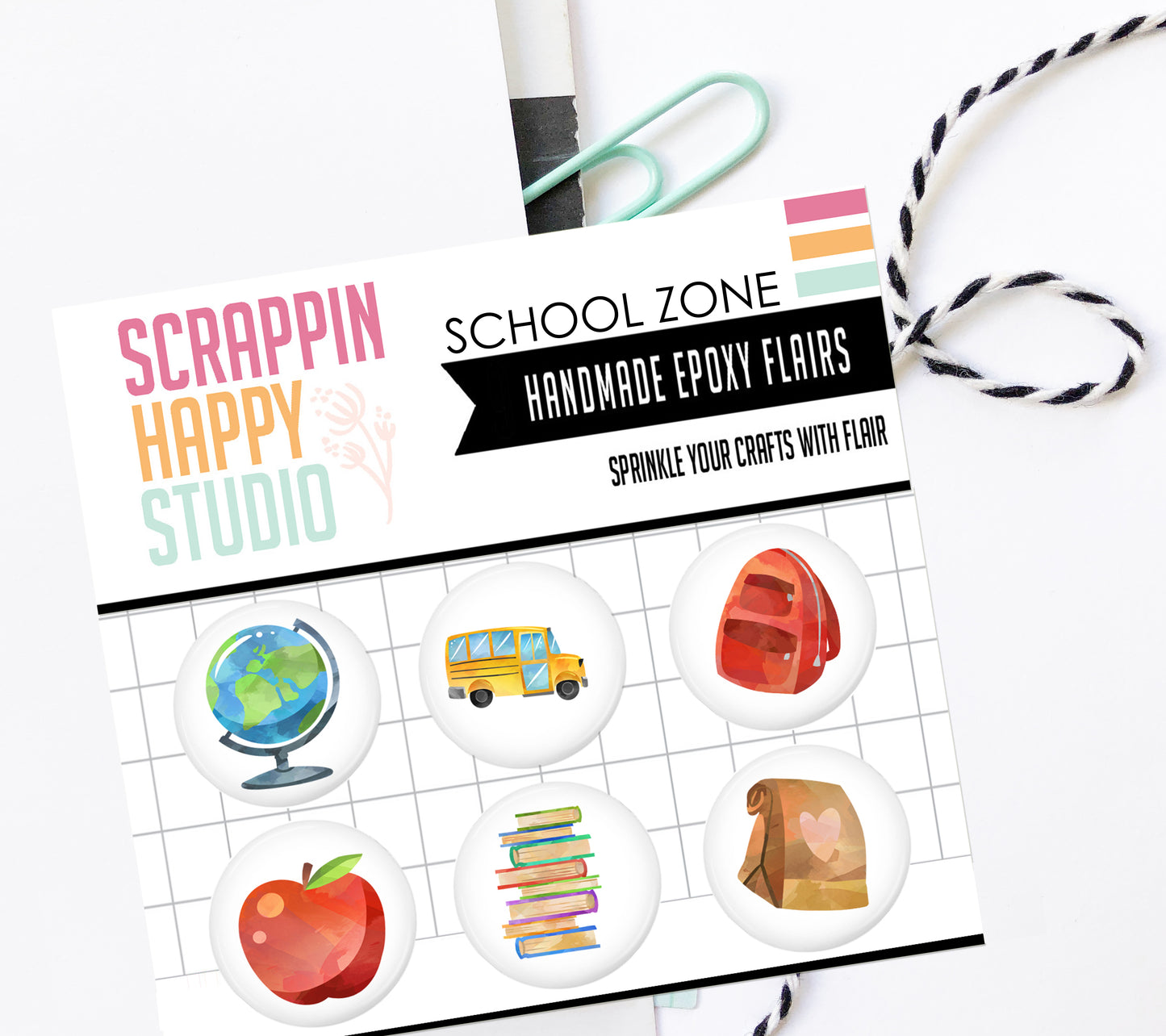 School Zone Epoxy Flair
