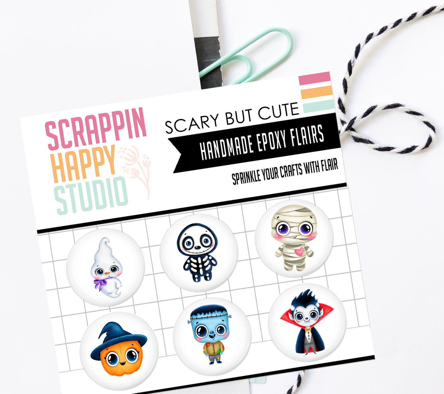 Scary but Cute Epoxy Flair