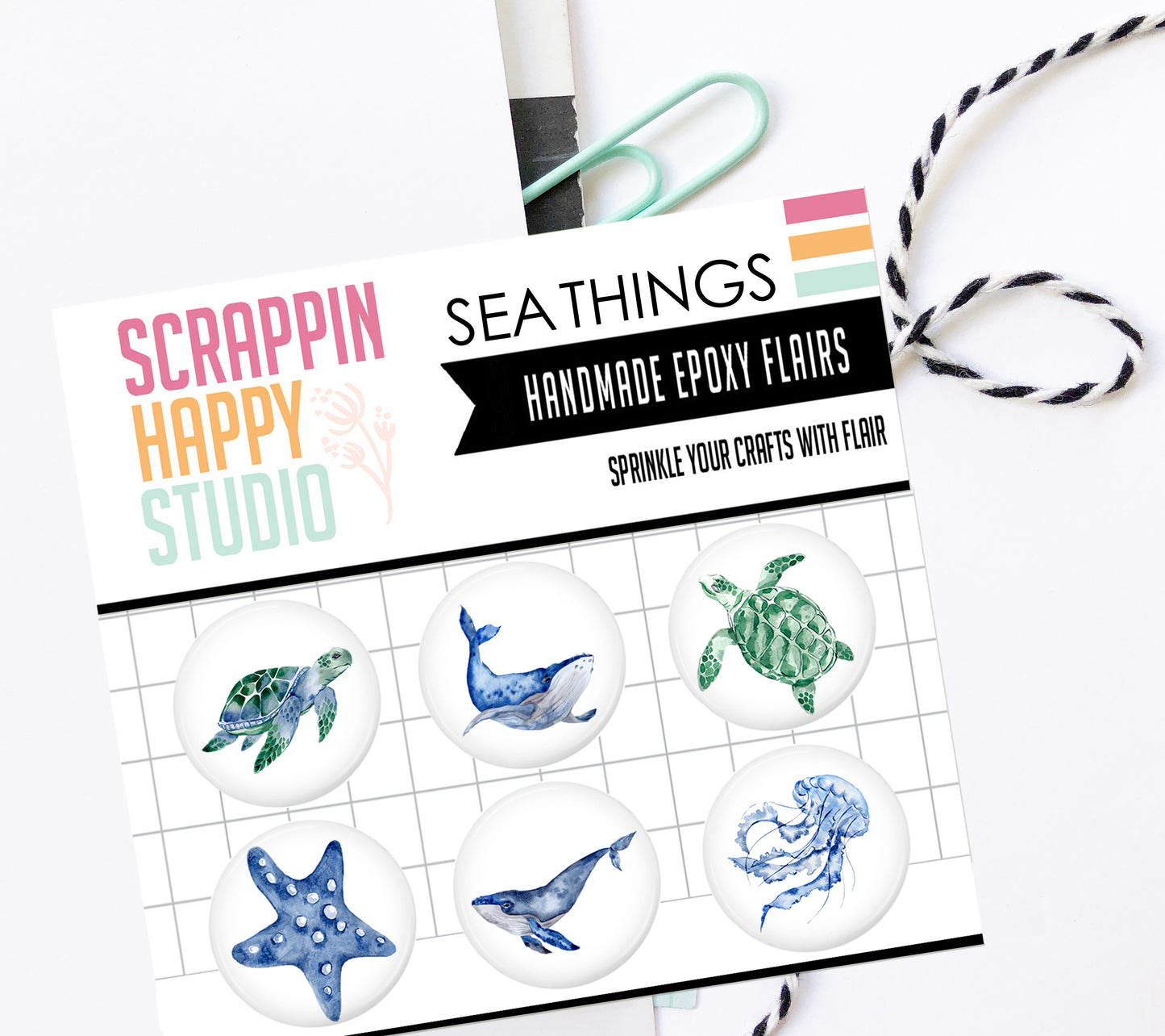 Sea Things Epoxy Flair