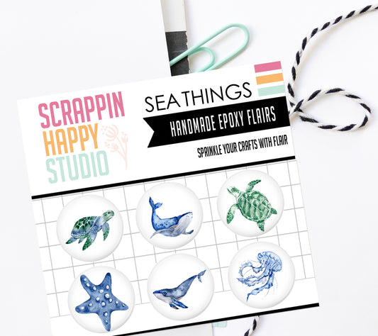 Sea Things Epoxy Flair