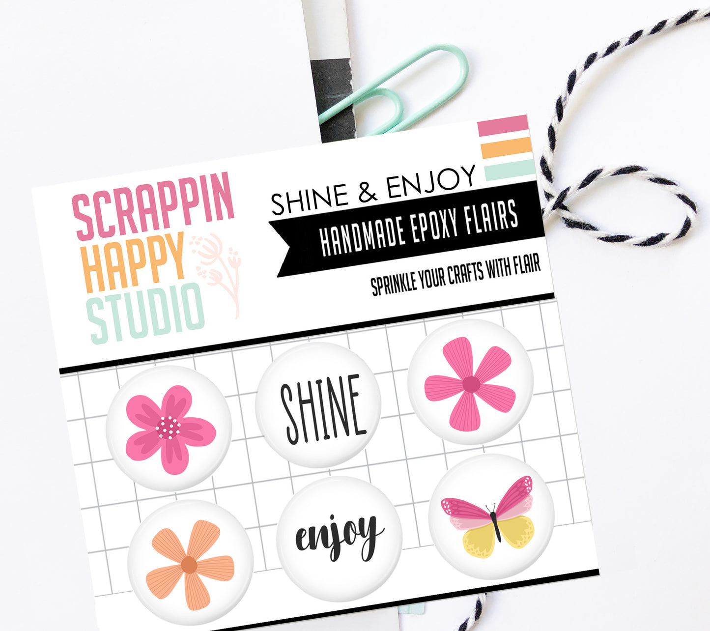 Shine And Enjoy Epoxy Flair