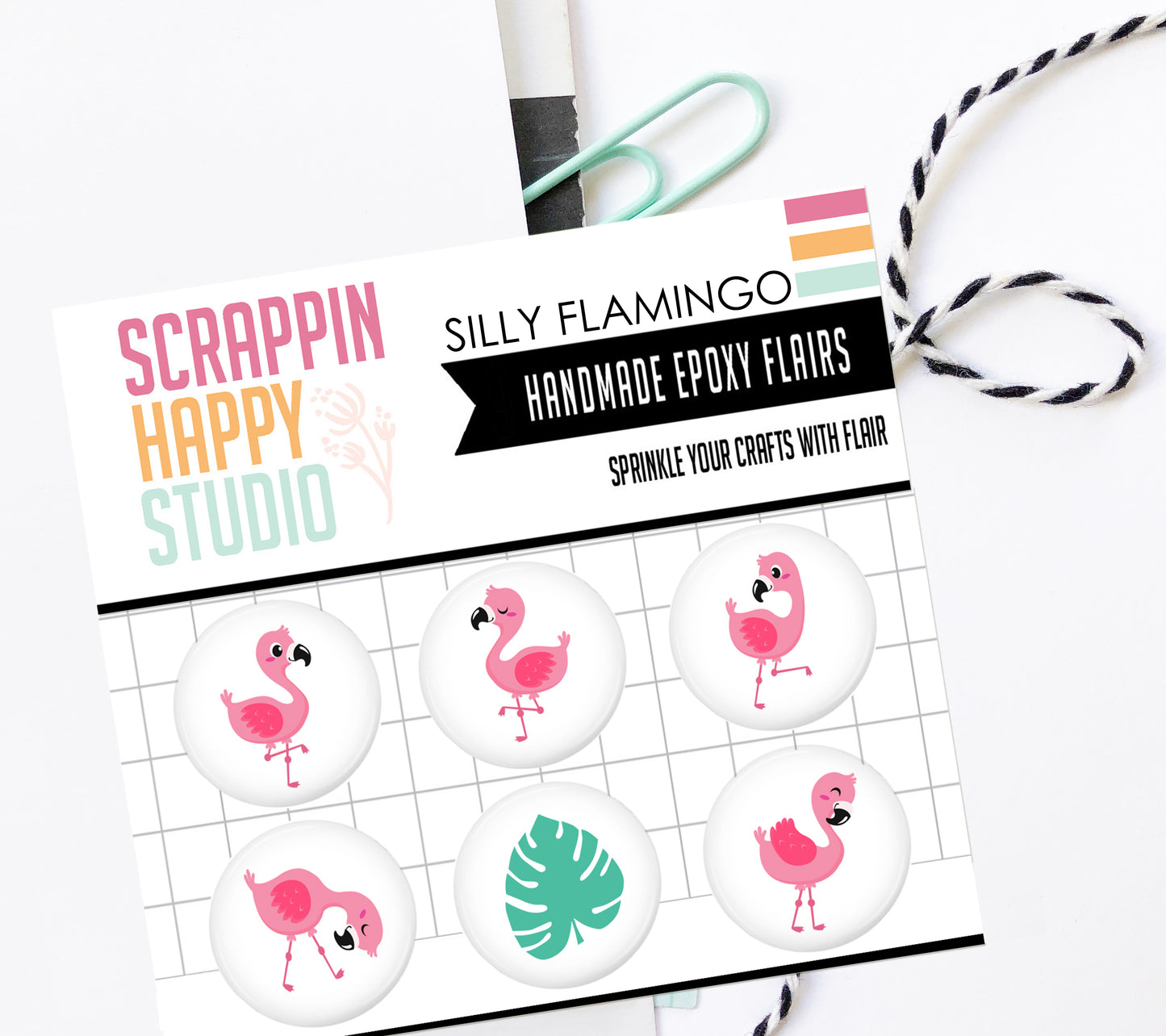 Silly Flamingo Epoxy Flair