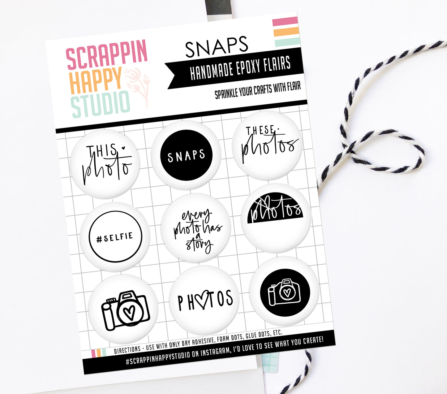 Snaps Epoxy Flair