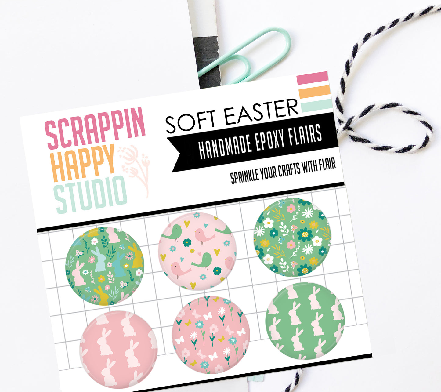 Soft Easter Epoxy Flair
