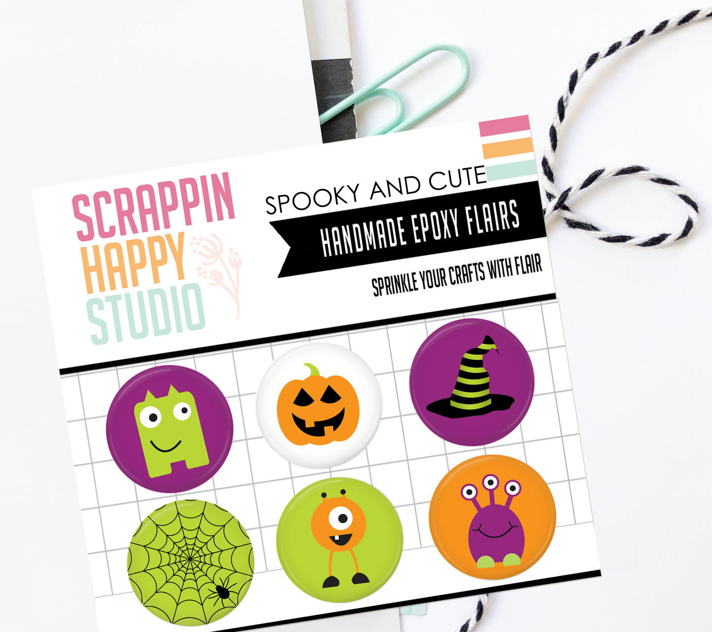 Spooky And Cute Epoxy Flair