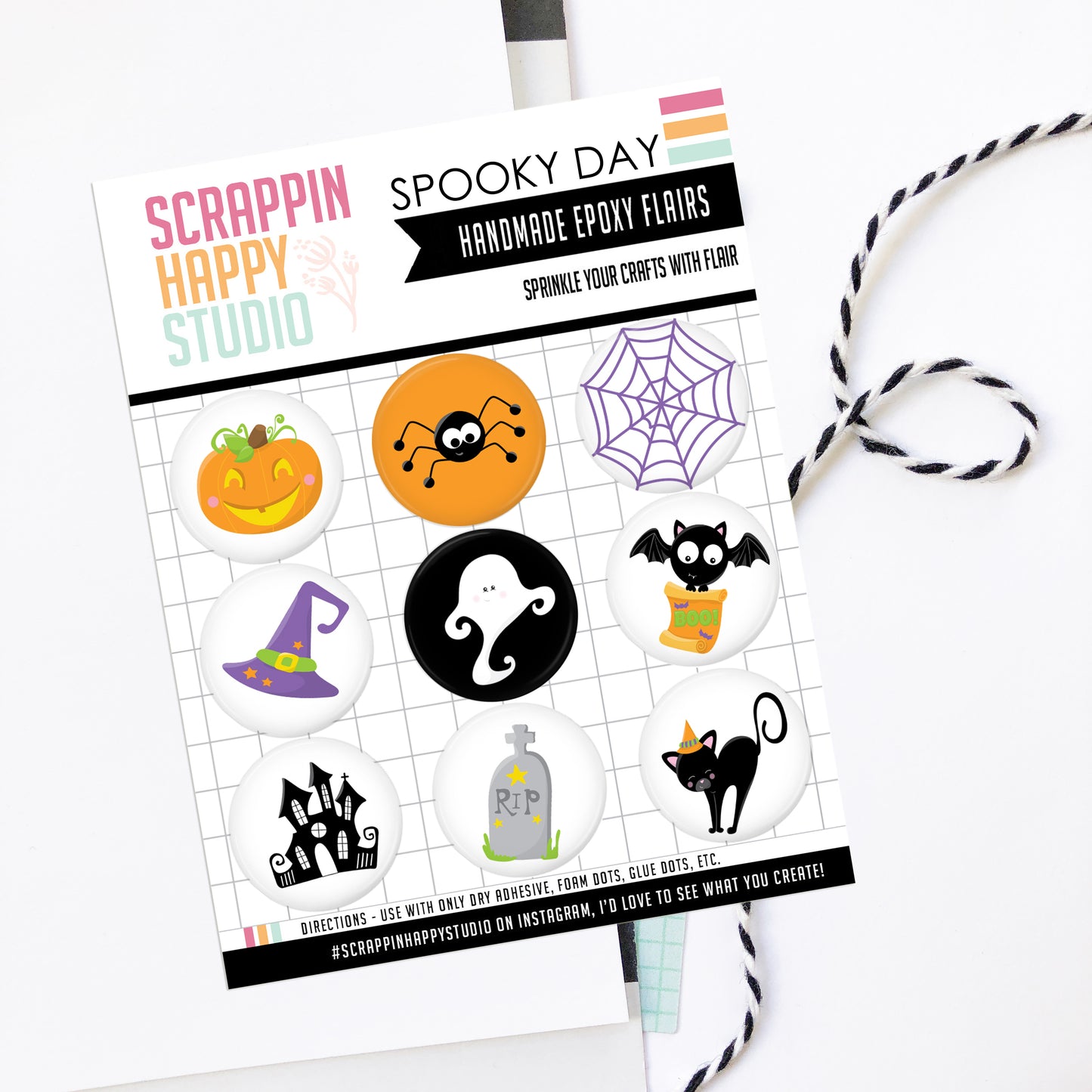 Spooky Day Epoxy Flair