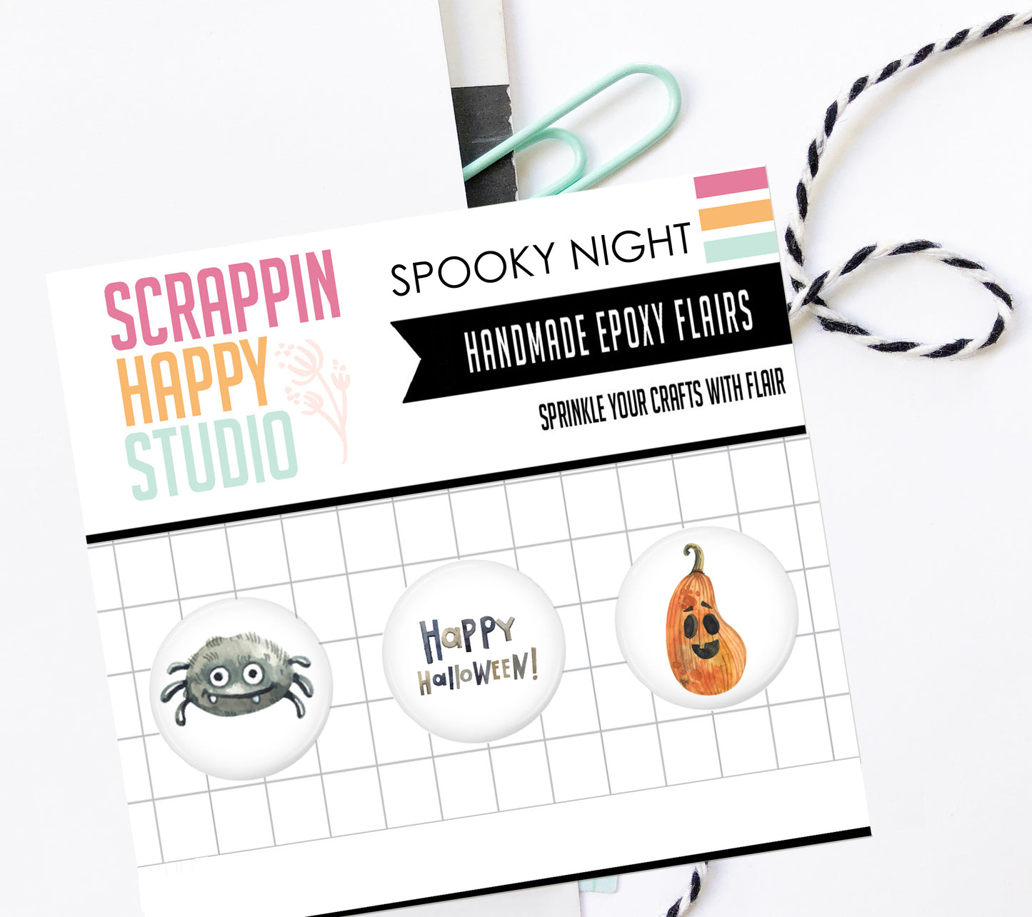 Spooky Night Epoxy Flair