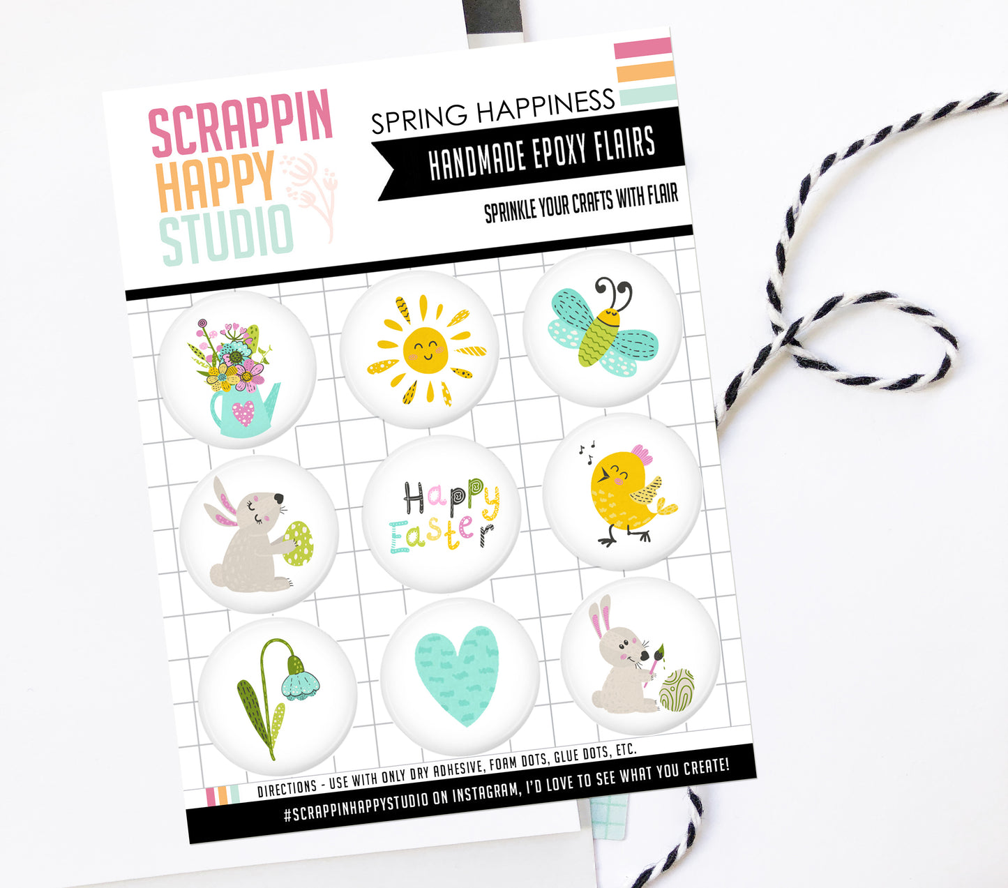 Spring Happiness Epoxy Flair