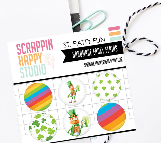 St. Patty Fun Epoxy Flair