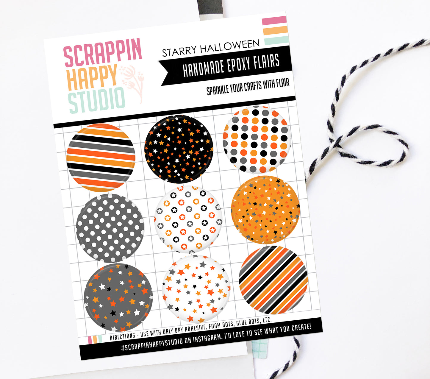Starry Halloween Epoxy Flair