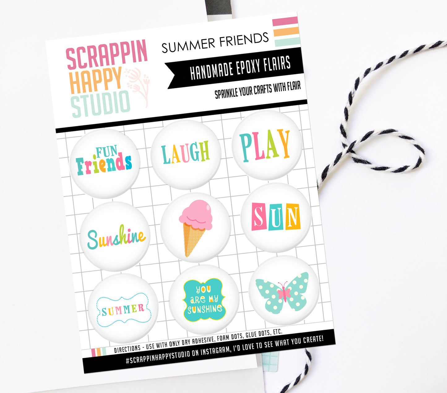 Summer Friends Epoxy Flair