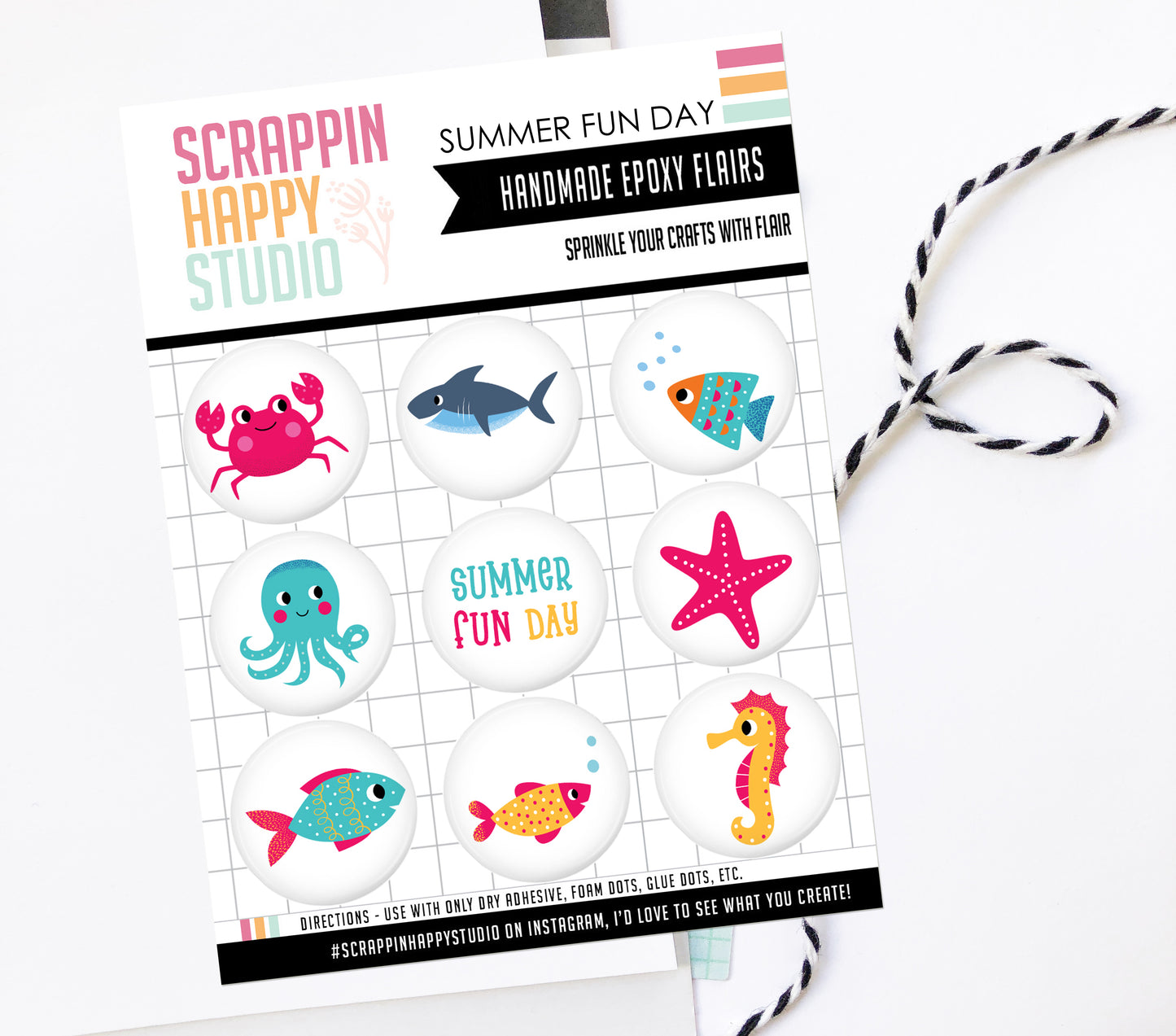 Summer Day Fun Epoxy Flair