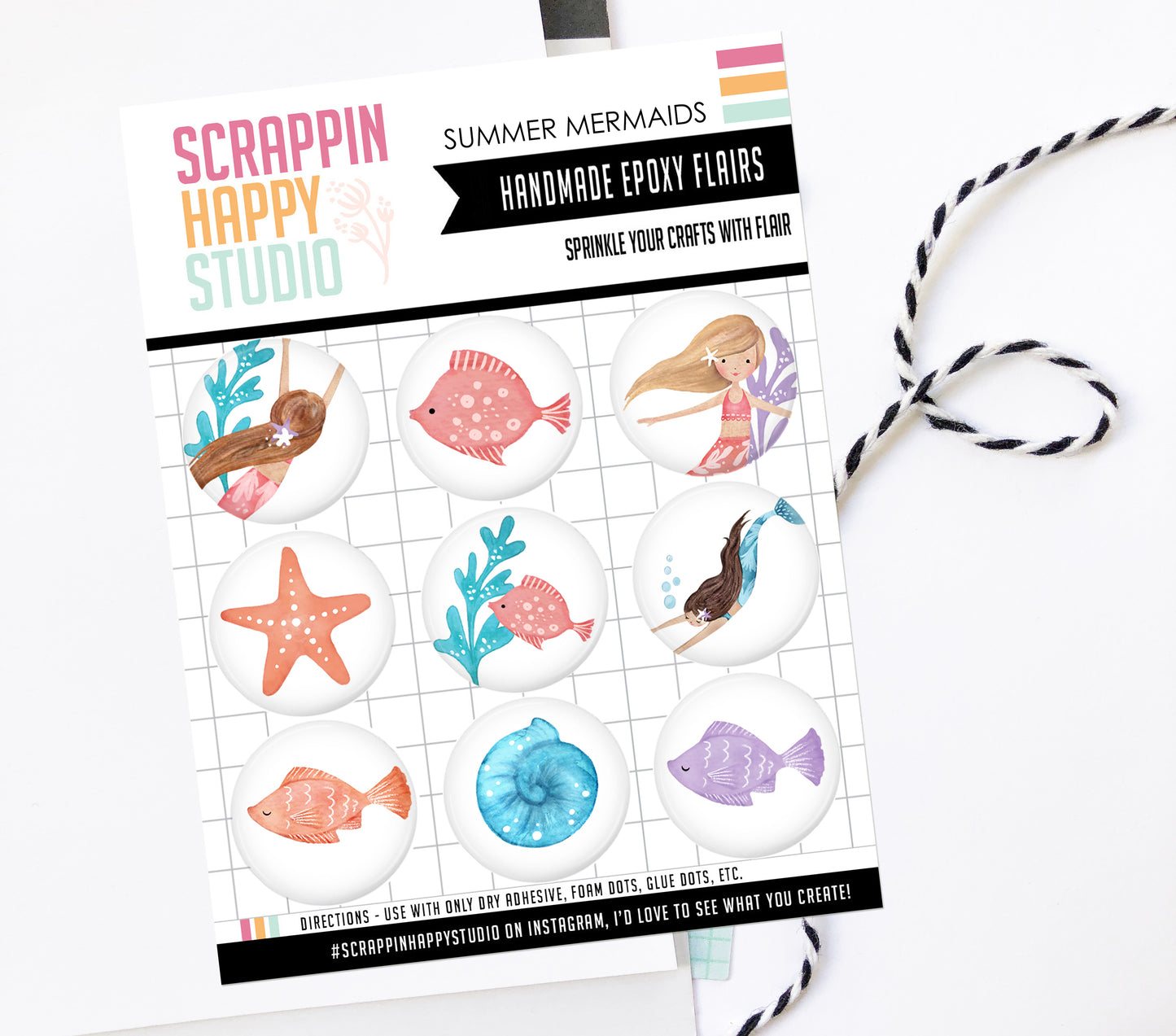 Summer Mermaids Epoxy Flair