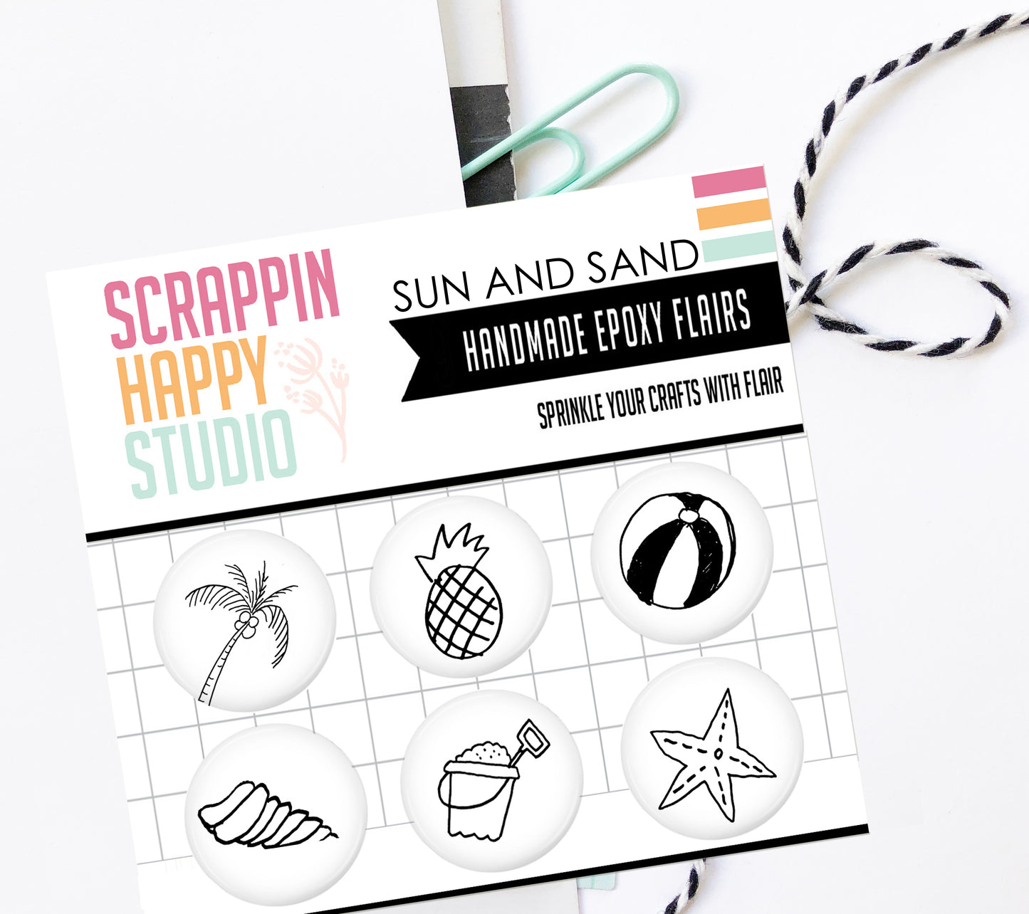 Sun And Sand Epoxy Flair