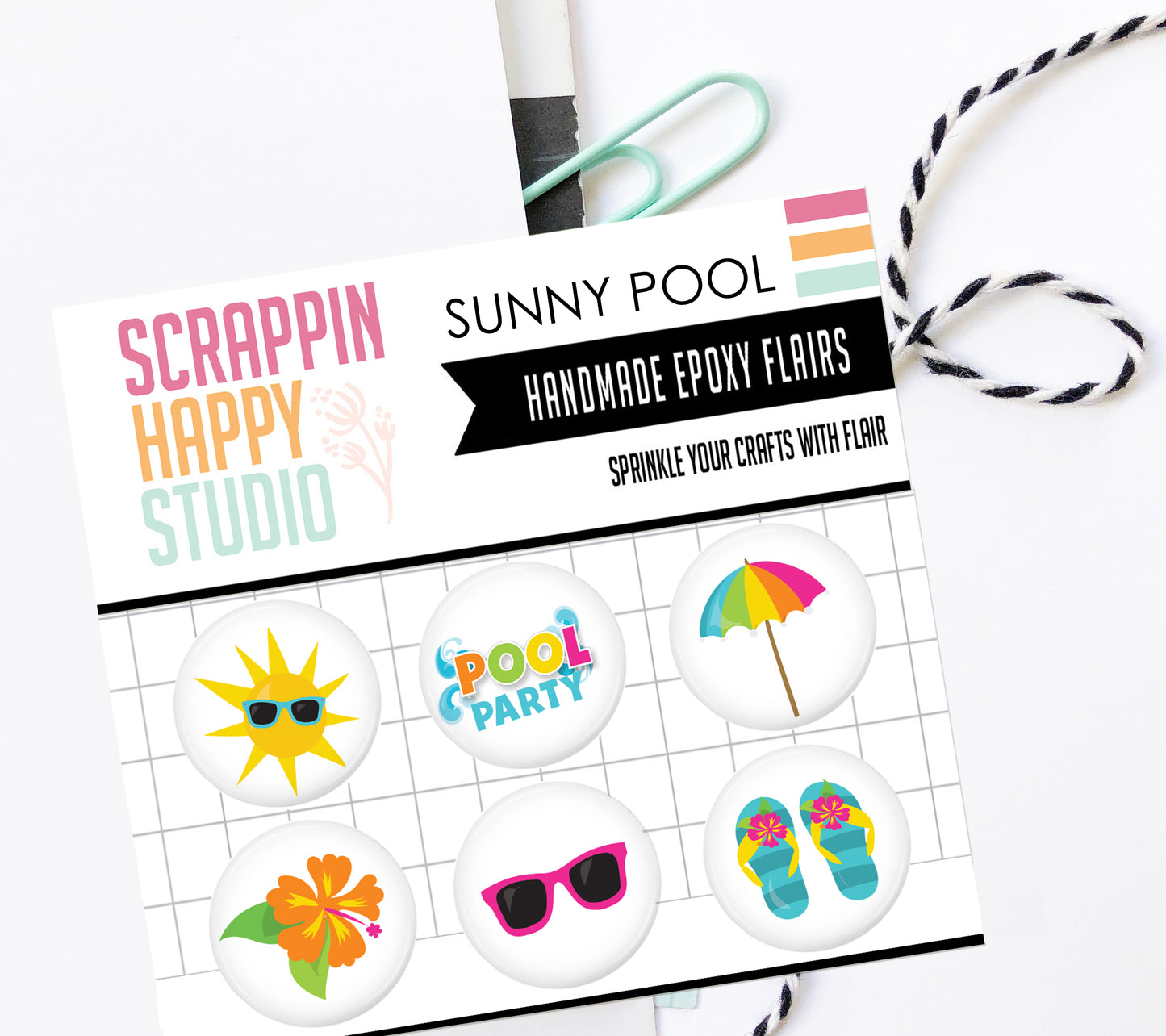 Sunny Pool Epoxy Flair