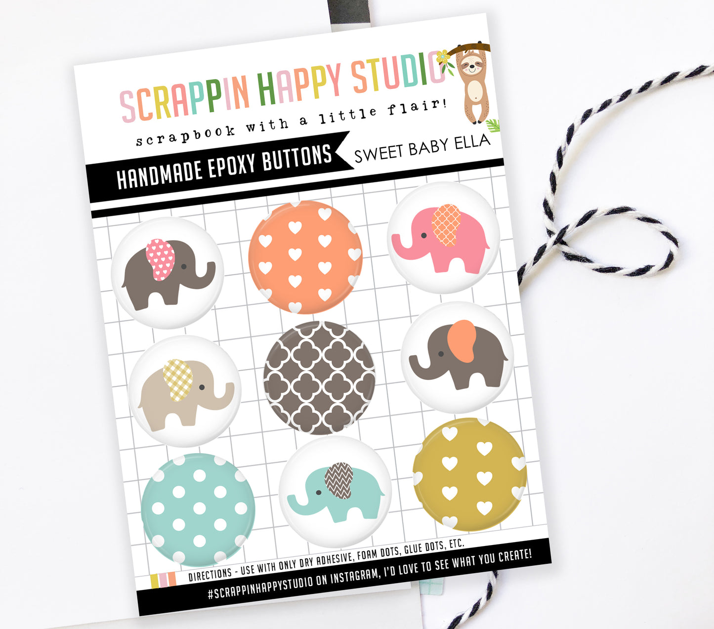 Sweet Baby Ella Epoxy Flair