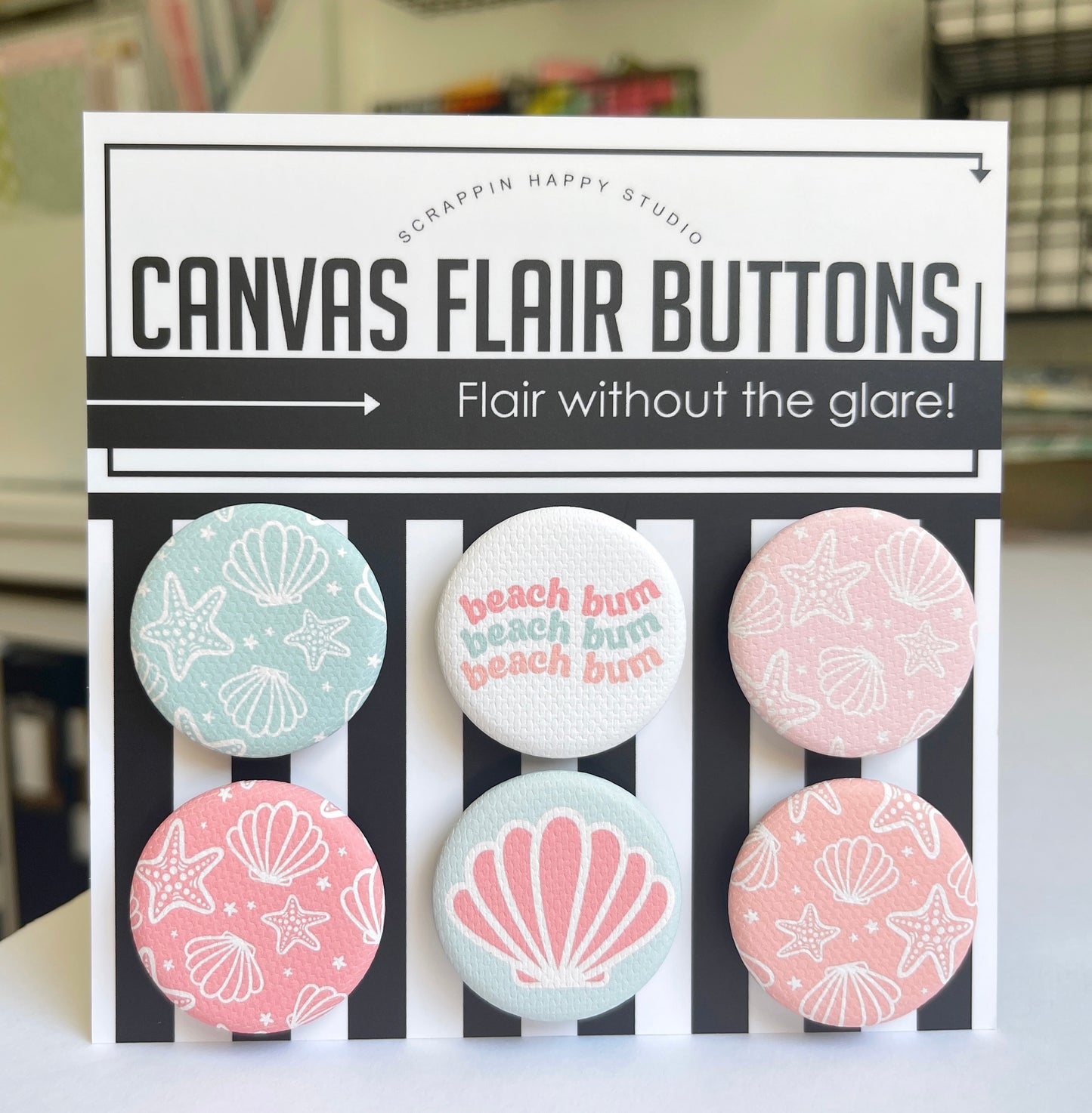 Beach Bum Canvas Flair