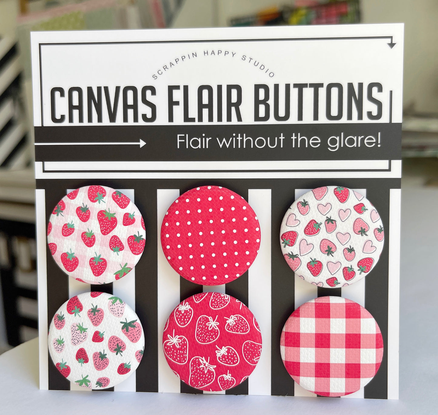 Strawberry Fields Canvas Flair