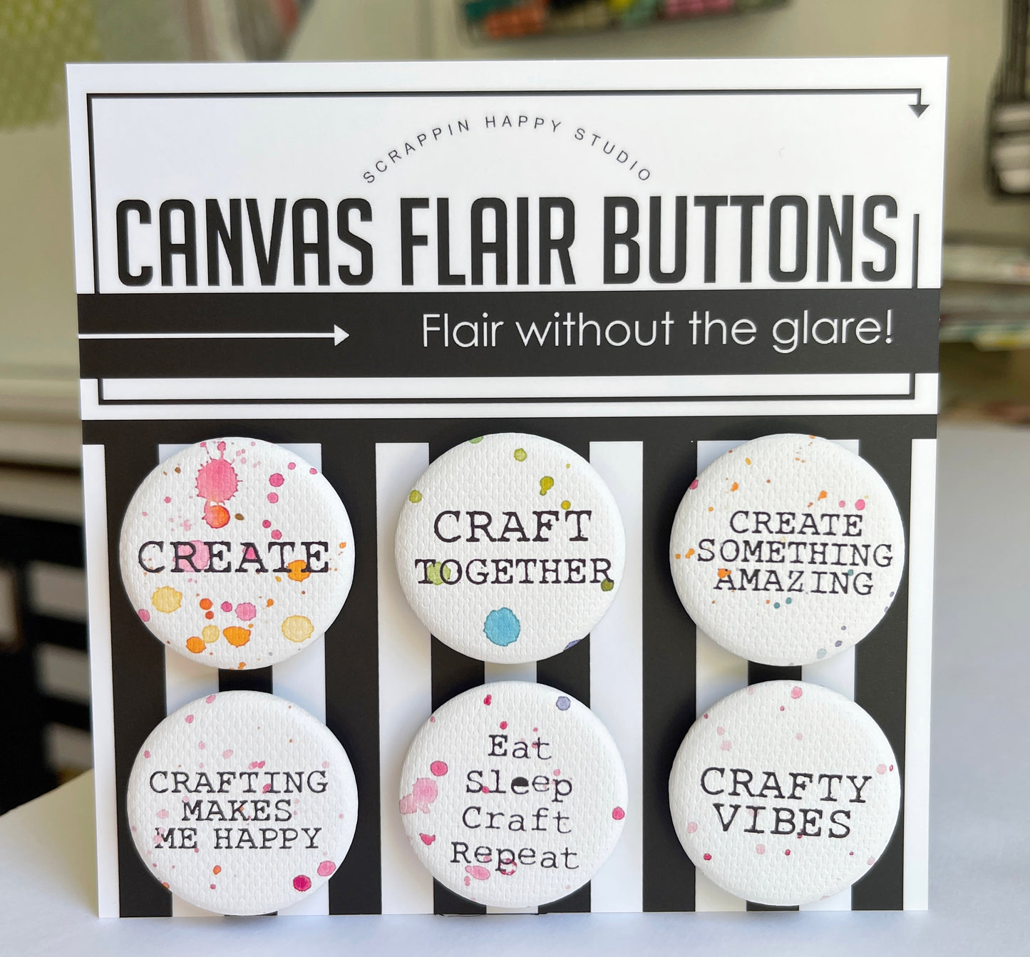 Crafty Vibes Canvas Flair