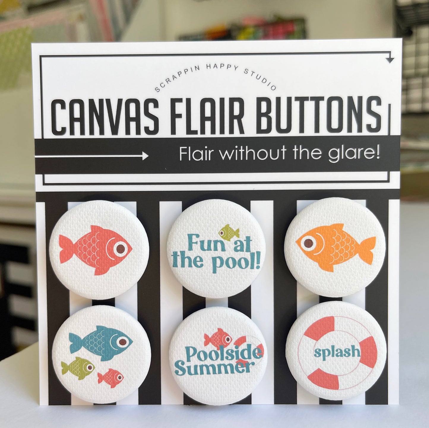 Poolside Canvas Flair