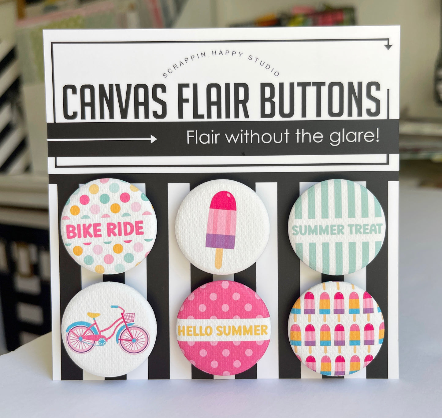 Hello Summer Canvas Flair
