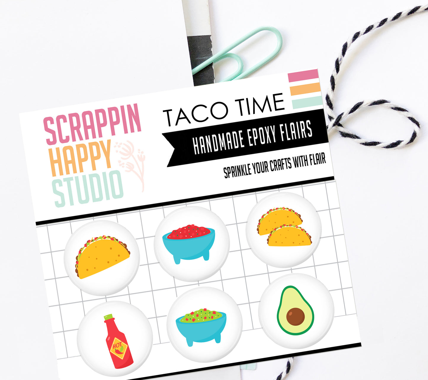 Taco Time Epoxy Flair
