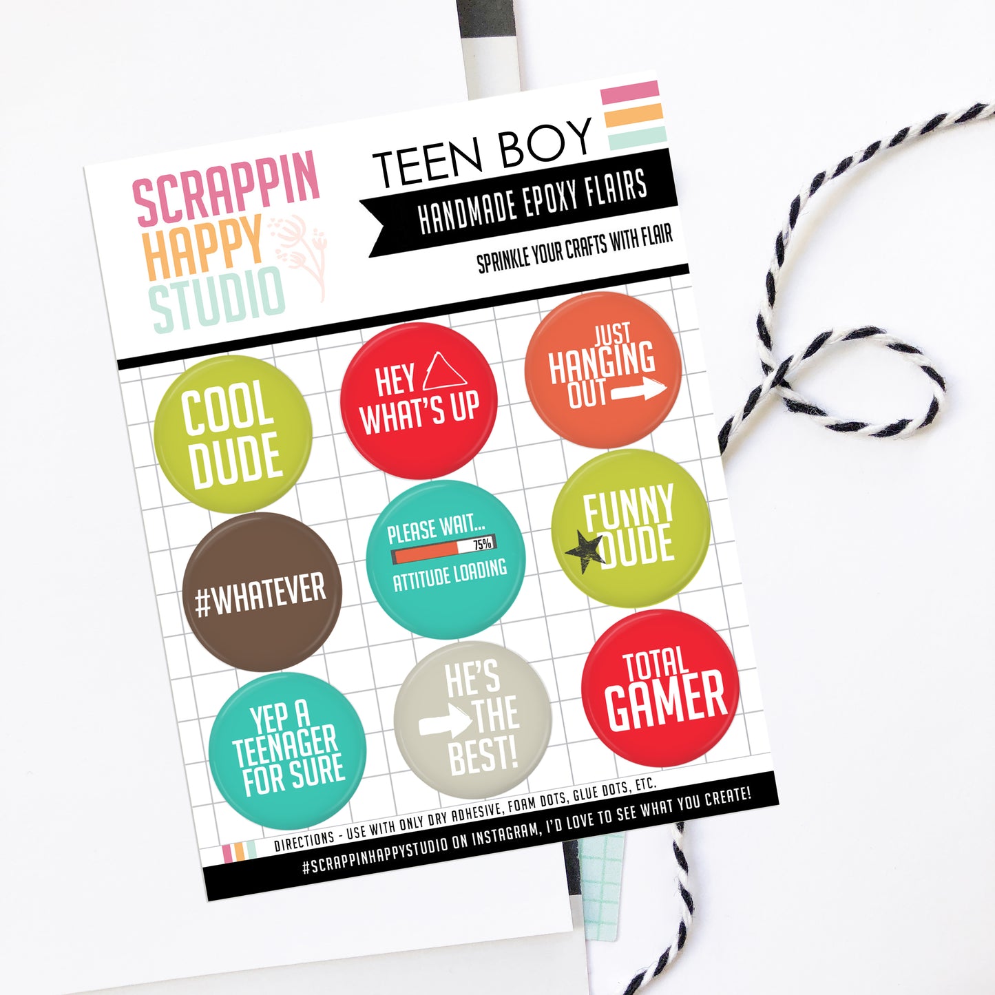 Teen Boy Epoxy Flair