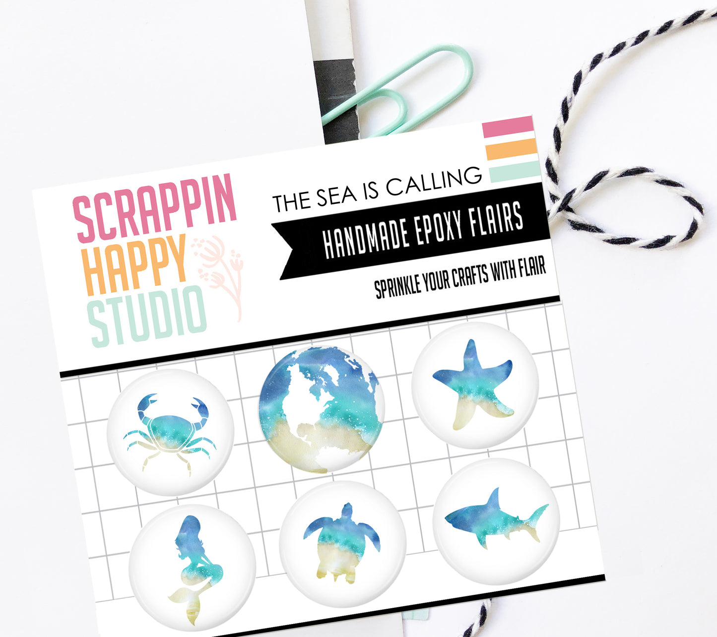 The Sea Is Calling Epoxy Flair