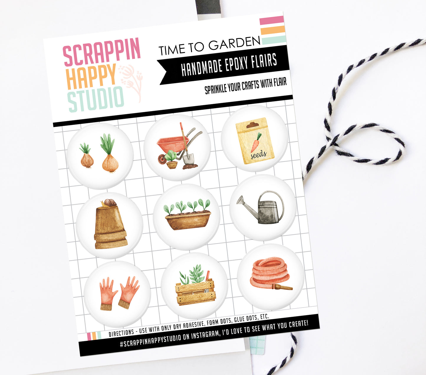 Time To Garden Epoxy Flair