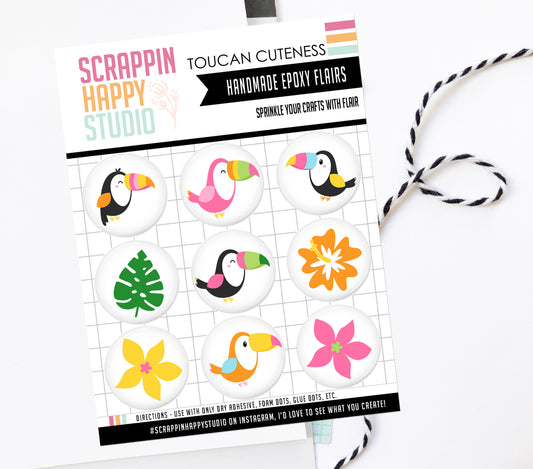 Tucan Cuteness Epoxy Flair