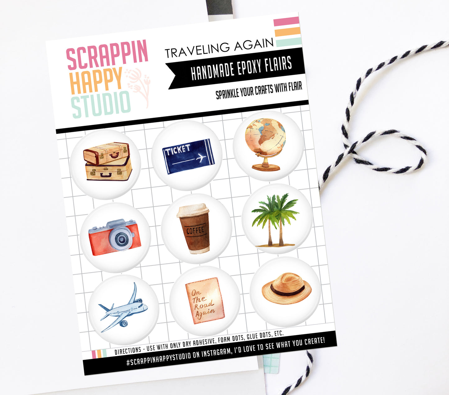 Traveling Again Epoxy Flair