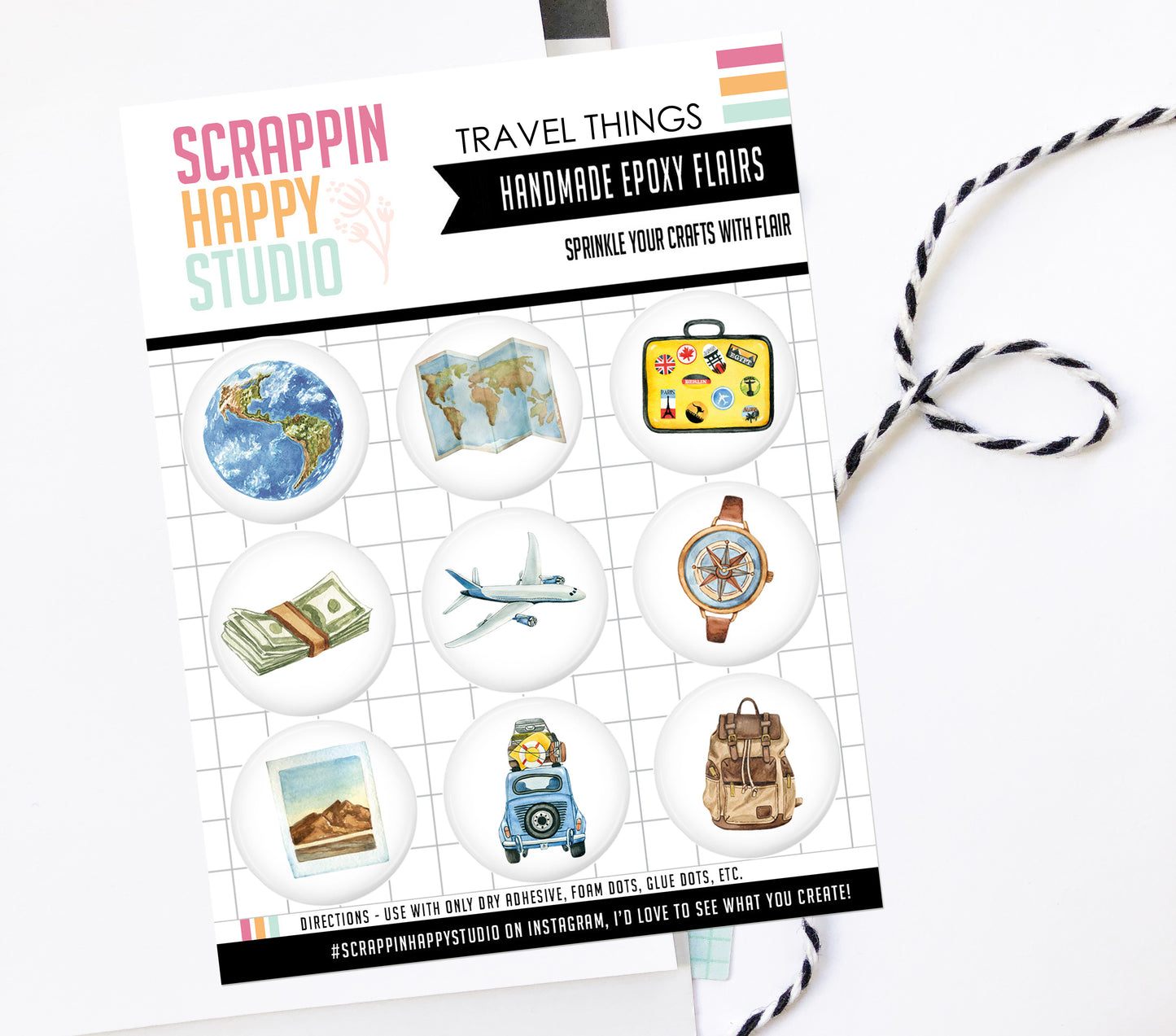 Travel Things Epoxy Flair