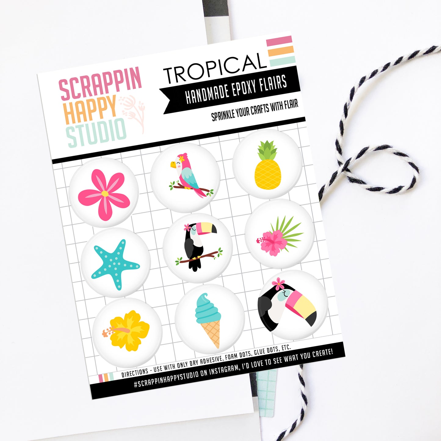 Tropical Sweetness Epoxy Flair
