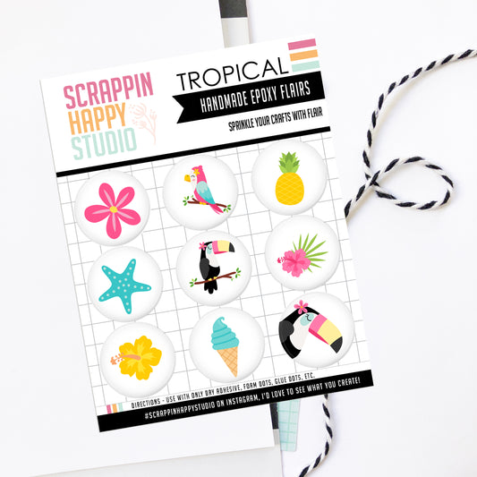 Tropical Sweetness Epoxy Flair