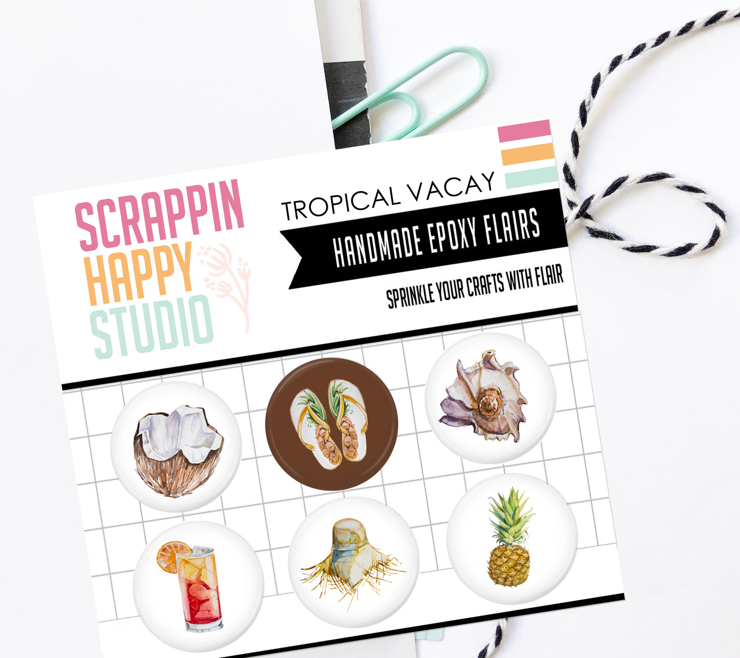 Tropical Vacay Epoxy Flair