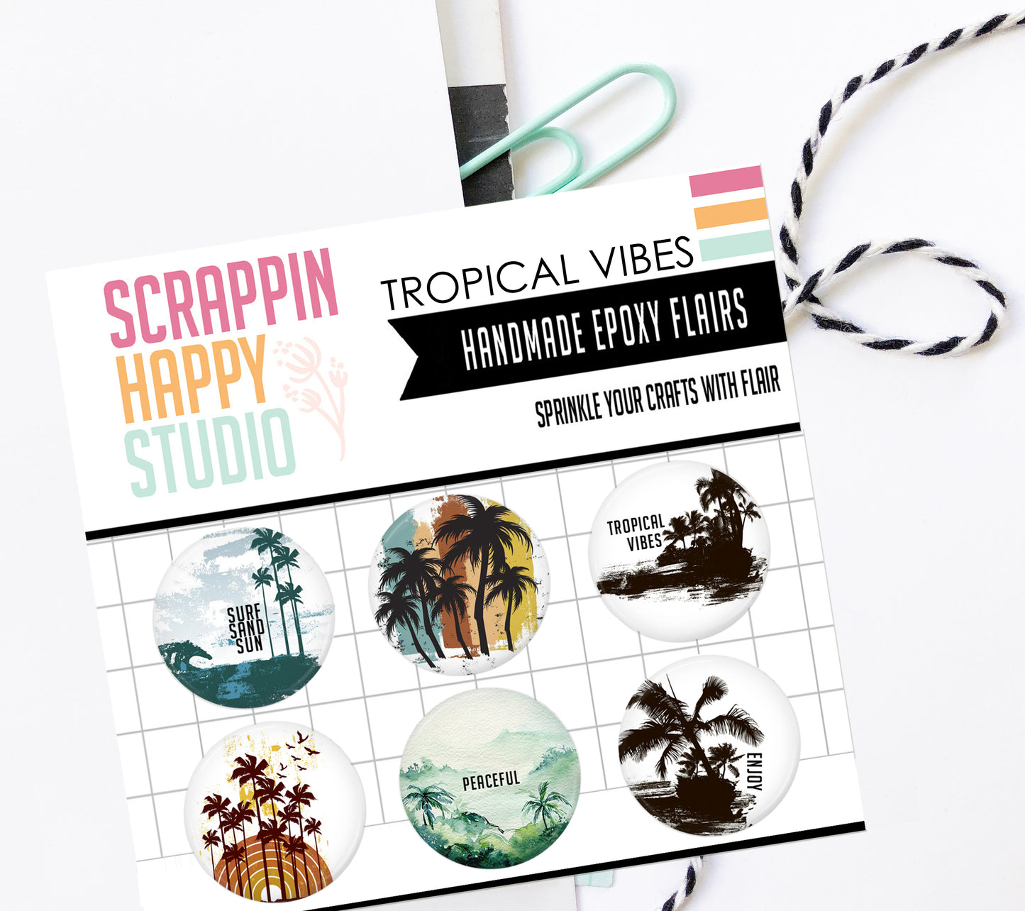 Tropical Vibes Epoxy Flair