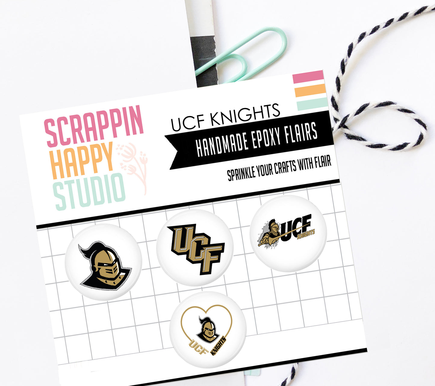 UCF Knights Epoxy Flair