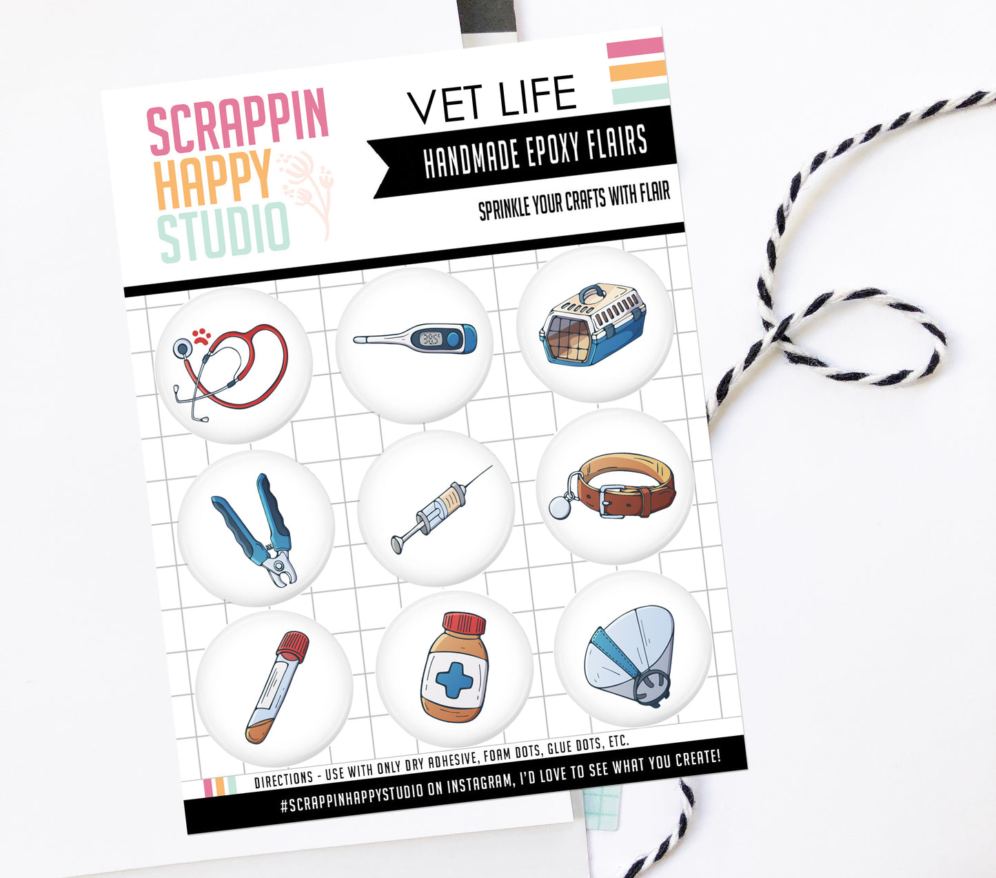 Vet Life Epoxy Flair