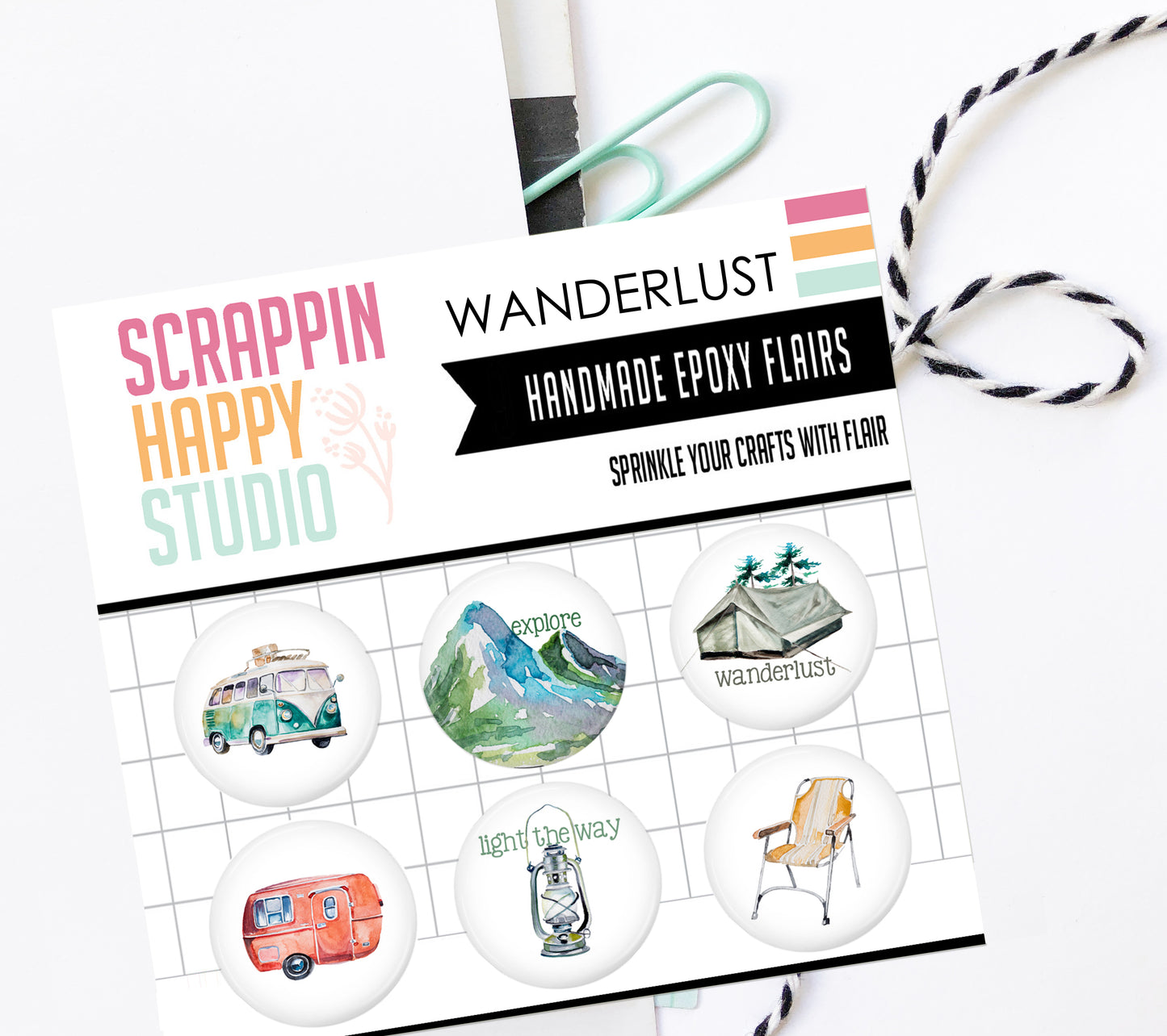 Wanderlust Epoxy Flair