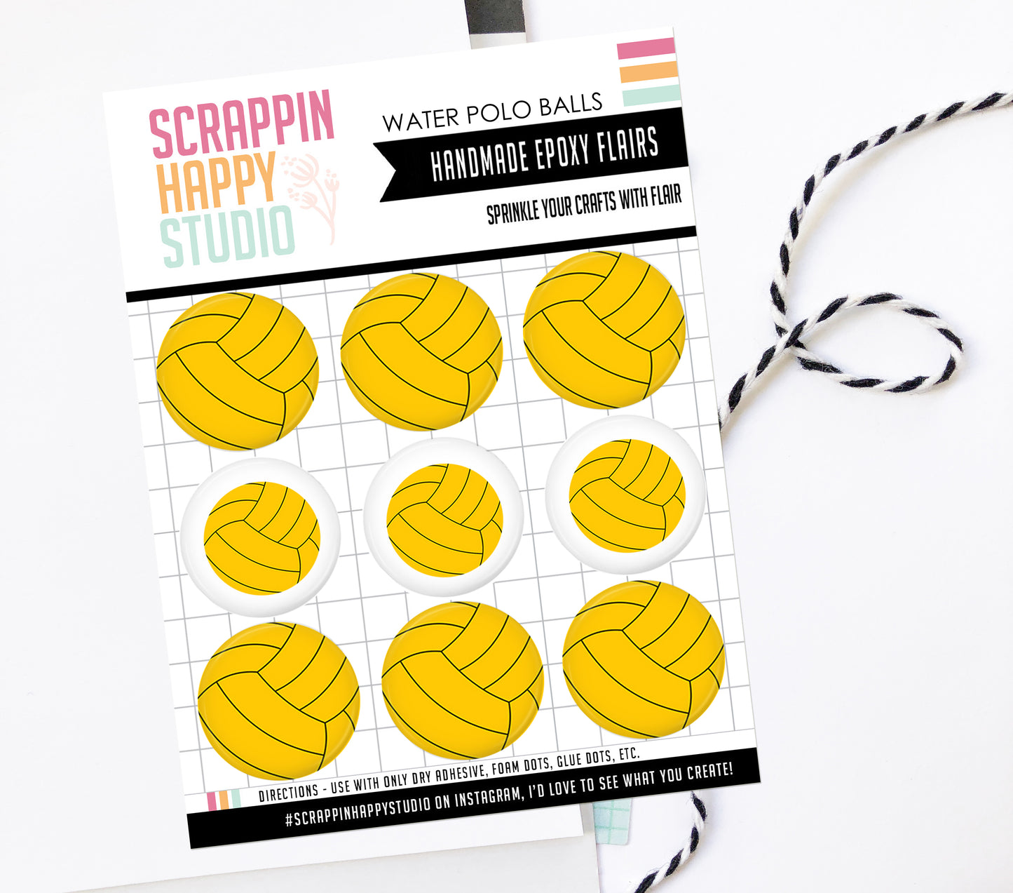 Water Polo Balls Epoxy Flair