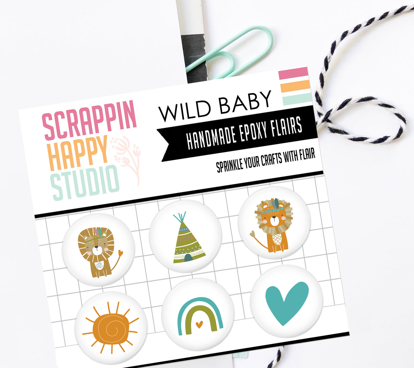 Wild Baby Epoxy Flair