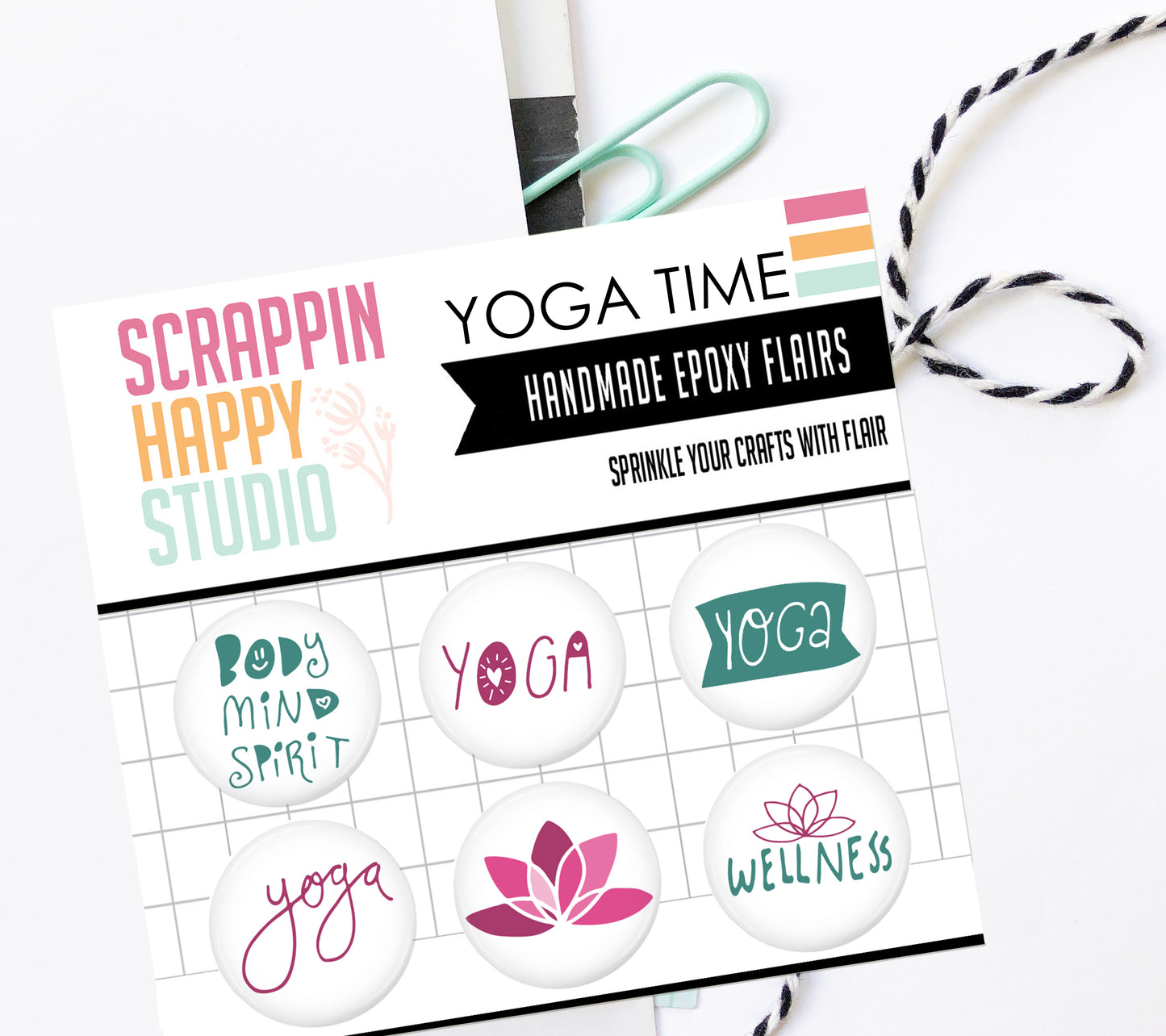 Yoga Time Epoxy Flair
