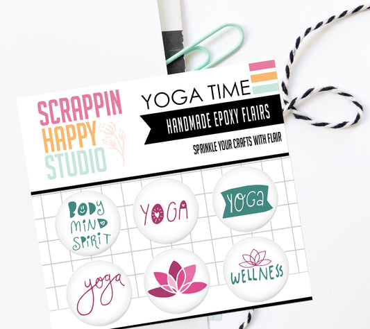 Yoga Time Epoxy Flair