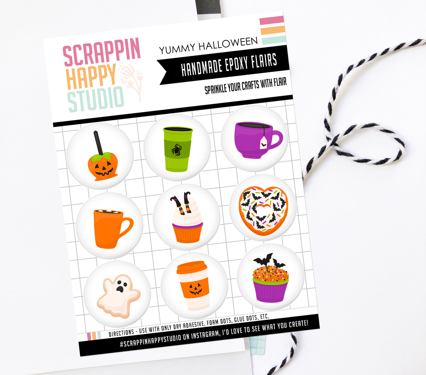Yummy Halloween Epoxy Flair
