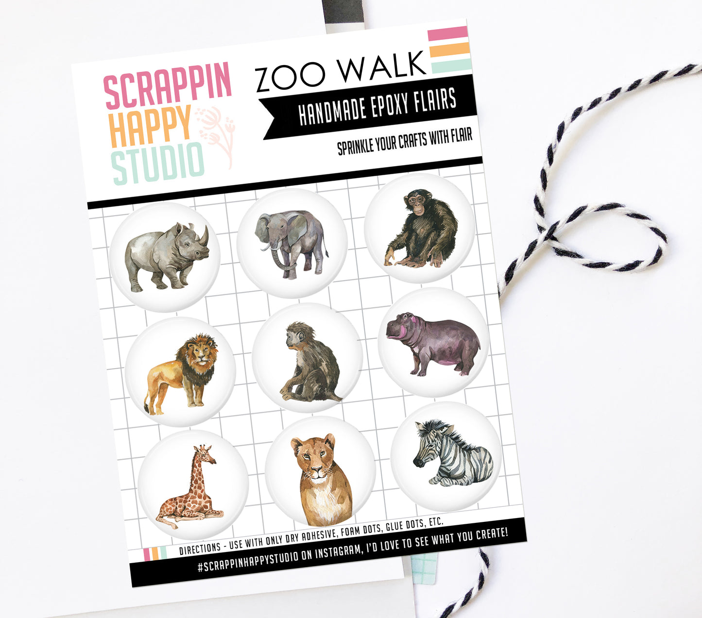 Zoo Walk Epoxy Flair