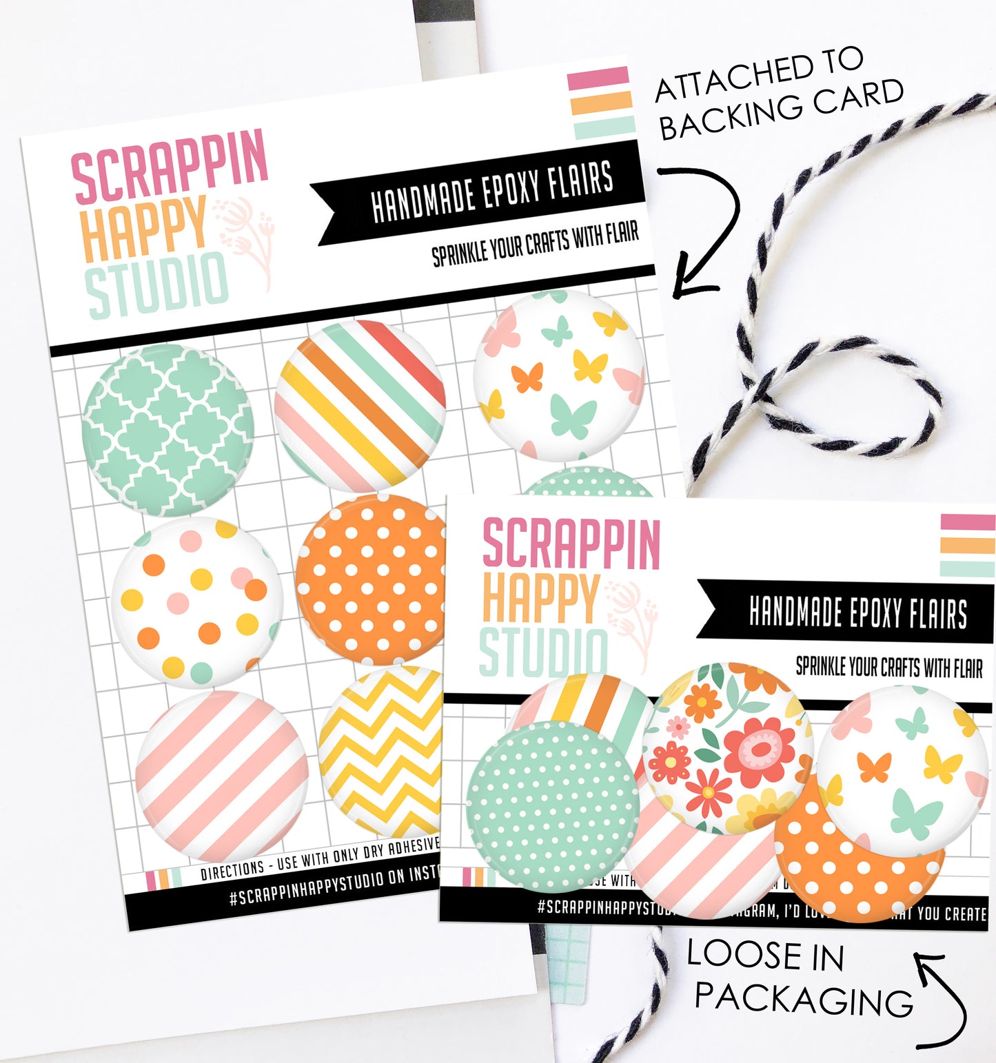 Cute Holiday Words Epoxy Flair