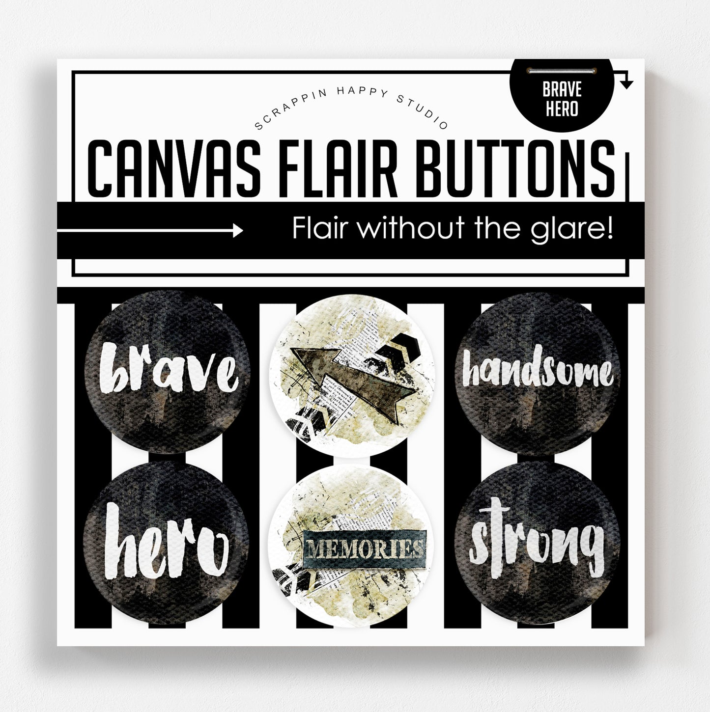 Brave Hero Canvas Flair