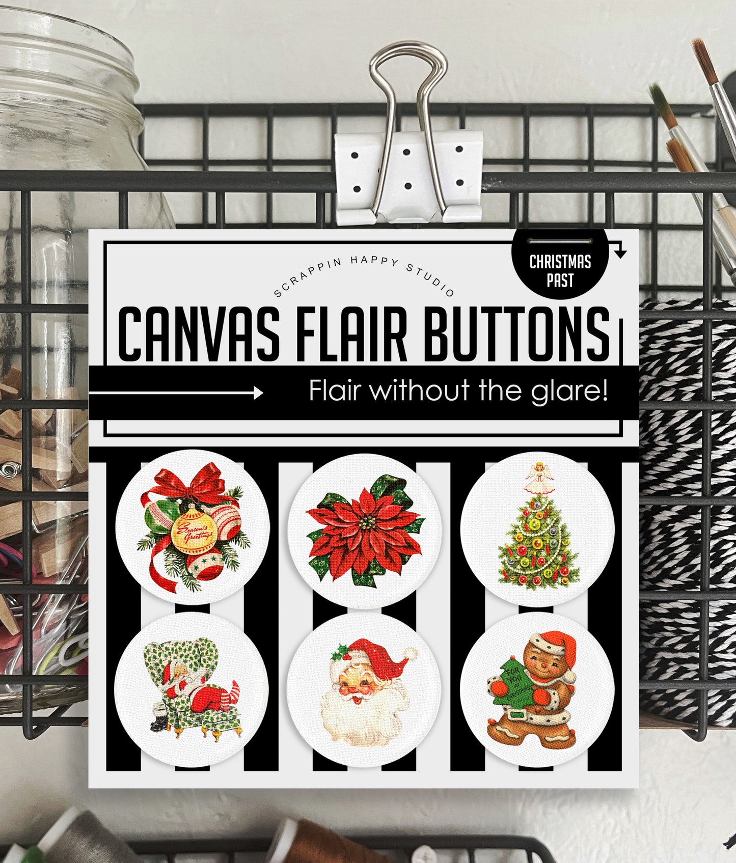 Christmas Past Canvas Flair