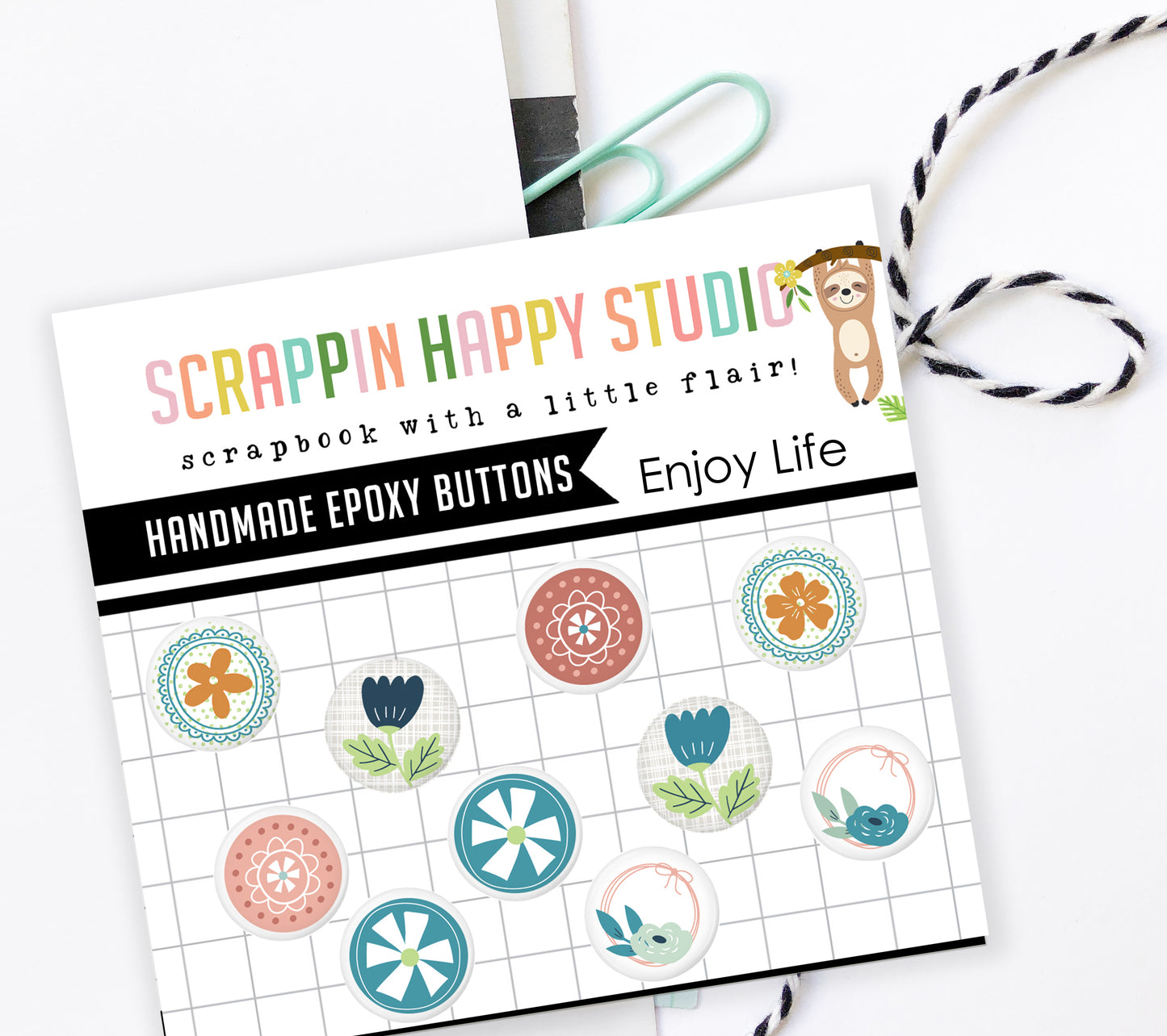 Enjoy Life Kiwi Lane Minis Epoxy Flair